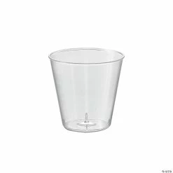 Budget 🧨 1 oz. Clear Plastic Shot Glasses (600 Glasses) 🧨