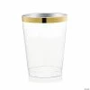 New π 10 oz. Clear with Metallic Gold Rim Round Tumblers (336 Cups) π 1 New π 10 oz. Clear with Metallic Gold Rim Round Tumblers (336 Cups) π -Drinkware by "Anniversary" Shop 10 oz clear with metallic gold rim round tumblers 336 cups14274753