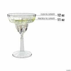 Cheapest 🎉 12 oz. Clear Round Disposable Plastic Margarita Cups (96 Cups) 🎁 -Drinkware by "Anniversary" Shop 12 oz clear round disposable plastic margarita cups 96 cups14274289 a02