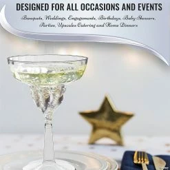 Cheapest 🎉 12 oz. Clear Round Disposable Plastic Margarita Cups (96 Cups) 🎁 -Drinkware by "Anniversary" Shop 12 oz clear round disposable plastic margarita cups 96 cups14274289 a04