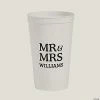 Promo ❤️ Premium Personalized Mr. & Mrs. Cups - 50 Ct. ❤️ -Drinkware by "Anniversary" Shop 13910750