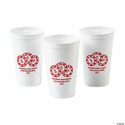 Wholesale 🎁 Bulk Personalized Casino Plastic Cups - 50 Ct. 🎁
