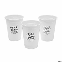 Best reviews of 🔔 Personalized Alcohol Kills Germs Plastic Print Cups - 40 Pc. 😉