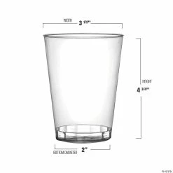 Cheapest 😉 14 oz. Crystal Clear Plastic Disposable Party Cups (120 Tumblers) 😉 -Drinkware by "Anniversary" Shop 14 oz crystal clear plastic disposable party cups 120 tumblers14274787 a02