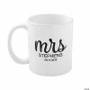 Buy 🎉 Personalized Mrs Coffee Mug 👏 -Drinkware by "Anniversary" Shop 14092832