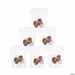 Buy 😀 Custom Photo Mini Shot Glasses - 50 Pc. 🤩