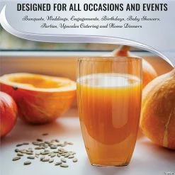 Budget 🛒 16 oz. Clear Stripe Round Disposable Plastic Tumblers (48 Tumblers) 🎉 -Drinkware by "Anniversary" Shop 16 oz clear stripe round disposable plastic tumblers 48 tumblers14273811 a04