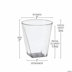 Best reviews of 🎁 2 oz. Clear Square Bottom Disposable Plastic Shot Cups (280 Cups) 🎉 9 Best reviews of 🎁 2 oz. Clear Square Bottom Disposable Plastic Shot Cups (280 Cups) 🎉 -Drinkware by "Anniversary" Shop 2 oz clear square bottom disposable plastic shot cups 280 cups14274674 a02