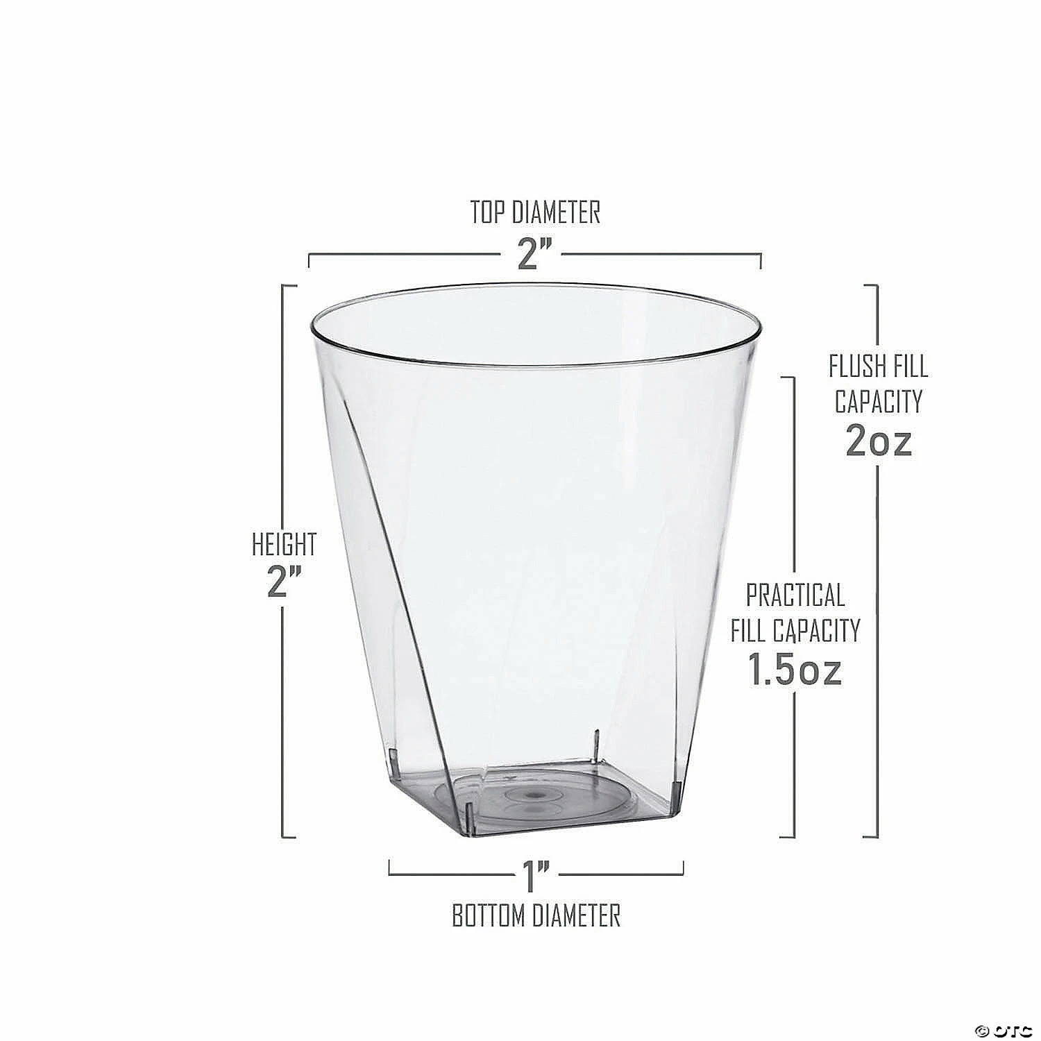 Best reviews of 🎁 2 oz. Clear Square Bottom Disposable Plastic Shot Cups (280 Cups) 🎉 5 Best reviews of 🎁 2 oz. Clear Square Bottom Disposable Plastic Shot Cups (280 Cups) 🎉 - Image 3
