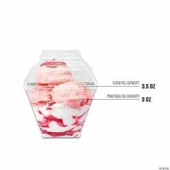 Best Pirce 🎁 3.5 oz. Clear Square Disposable Plastic Mini Cups with Lids (132 Cups) 🤩 -Drinkware by "Anniversary" Shop 3 5 oz clear square disposable plastic mini cups with lids 132 cups14274614 a02
