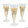 Coupon ⭐ Two Hearts Personalized Plastic Champagne Flutes - 25 Ct. 😍 -Drinkware by "Anniversary" Shop 42 4288