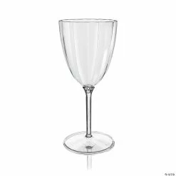 Brand new 🌟 7 oz. Clear Round Disposable Plastic Wine Goblets (36 Goblets) 🧨