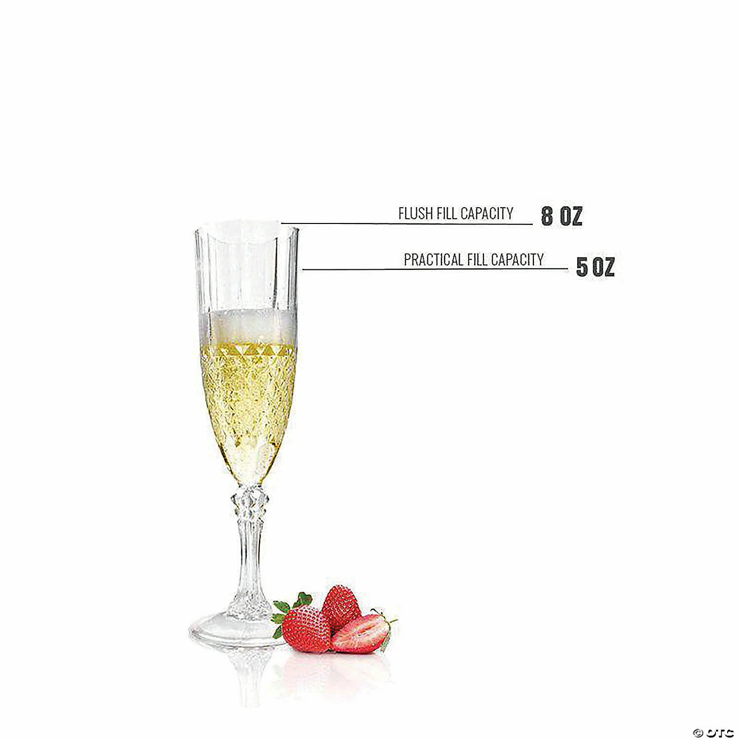 Flash Sale π 8 oz. Crystal Cut Plastic Champagne Flutes (16 Glasses) π 6 Flash Sale π 8 oz. Crystal Cut Plastic Champagne Flutes (16 Glasses) π - Image 4