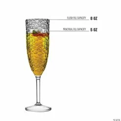 Discount 🎉 8 oz. Crystal Disposable Plastic Champagne Flutes (16 Glasses) 👏 -Drinkware by "Anniversary" Shop 8 oz crystal disposable plastic champagne flutes 16 glasses14274395 a03