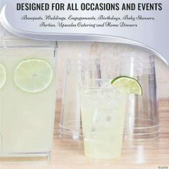 Top 10 🌟 Bulk Kaya Collection 10 oz. Clear Round Plastic Cups -500 Pc. 💯 -Drinkware by "Anniversary" Shop bulk kaya collection 10 oz clear round plastic cups 500 pc 14144762 a05
