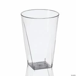 Cheap 🛒 Bulk Kaya Collection 10 oz. Clear Square Bottom Plastic Cups - 500 Pc. 👍