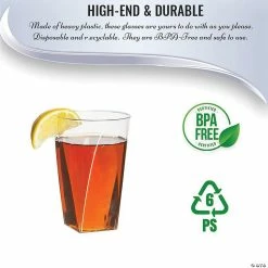 Cheap 🛒 Bulk Kaya Collection 10 oz. Clear Square Bottom Plastic Cups - 500 Pc. 👍 -Drinkware by "Anniversary" Shop bulk kaya collection 10 oz clear square bottom plastic cups 500 pc 14144764 a03