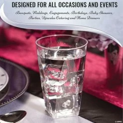 Cheap 🛒 Bulk Kaya Collection 10 oz. Clear Square Bottom Plastic Cups - 500 Pc. 👍 -Drinkware by "Anniversary" Shop bulk kaya collection 10 oz clear square bottom plastic cups 500 pc 14144764 a05