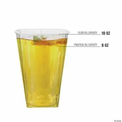 Budget 🎉 Bulk Kaya Collection 10 oz. Clear Square Plastic Cups - 336 Pc. 🌟 -Drinkware by "Anniversary" Shop bulk kaya collection 10 oz clear square plastic cups 336 pc 14144760 a03