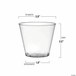 Deals 🎁 Bulk Kaya Collection 5 oz. Crystal Clear Plastic Party Cups - 500 Pc. 🔥 -Drinkware by "Anniversary" Shop bulk kaya collection 5 oz crystal clear plastic party cups 500 pc 14144757 a03