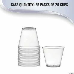 Deals 🎁 Bulk Kaya Collection 5 oz. Crystal Clear Plastic Party Cups - 500 Pc. 🔥 -Drinkware by "Anniversary" Shop bulk kaya collection 5 oz crystal clear plastic party cups 500 pc 14144757 a05