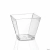 Brand new 🔥 Bulk Premium 2 oz. Clear Plastic Mini Verrine Sample Cube Cups - 240 Pc. 🌟
