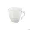 Outlet 🔥 Bulk Premium 2 oz. Clear Square Plastic Mini Coffee Tea Cups - 240 Pc. 😍 -Drinkware by "Anniversary" Shop bulk premium 2 oz clear square plastic mini coffee tea cups 240 pc 14109123