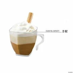 Outlet 🔥 Bulk Premium 2 oz. Clear Square Plastic Mini Coffee Tea Cups - 240 Pc. 😍 -Drinkware by "Anniversary" Shop bulk premium 2 oz clear square plastic mini coffee tea cups 240 pc 14109123 a03