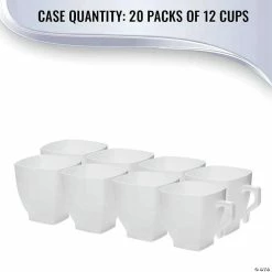 Cheap 😍 Bulk Premium 2 oz. White Square Plastic Mini Coffee Tea Cups - 240 Pc. 😍 -Drinkware by "Anniversary" Shop bulk premium 2 oz white square plastic mini coffee tea cups 240 pc 14109124 a05