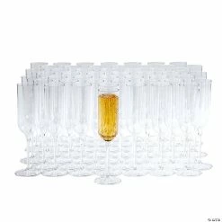 Best Sale ✨ Clear Plastic Champagne Flutes - 50 Ct. 🌟