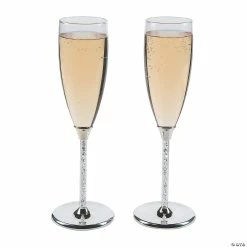 Discount โ Crystalline Wedding Toasting Glass Champagne Flutes - 2 Ct. ๐ฅฐ