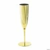 Best Pirce ✔️ Metallic Plastic Champagne Flutes - 12 Ct. 👍 -Drinkware by "Anniversary" Shop gold metallic plastic champagne flutes 12 ct 13948216