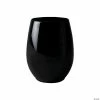 Buy 🎁 Kaya Collection 12 oz. Black Elegant Stemless Plastic Wine Glasses (64 Glasses) 🎁 -Drinkware by "Anniversary" Shop kaya collection 12 oz black elegant stemless plastic wine glasses 64 glasses14144910