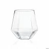 Cheap 😉 Kaya Collection 12 oz. Clear Hexagonal Stemless Plastic Wine Glass (64 Glasses) ❤️ -Drinkware by "Anniversary" Shop kaya collection 12 oz clear hexagonal stemless plastic wine glass 64 glasses14144915