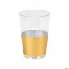 Best Pirce 🌟 Kaya Collection 12 oz. Clear with Metallic Gold Thick Bottom Round Disposable Plastic Tumblers (240 Cups) 👍 -Drinkware by "Anniversary" Shop kaya collection 12 oz clear with metallic gold thick bottom round disposable plastic tumblers 240 cups14144913 2