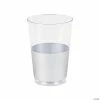 Cheapest ⭐ Kaya Collection 12 oz. Clear with Metallic Silver Thick Bottom Round Disposable Plastic Tumblers (240 Cups) ⌛ -Drinkware by "Anniversary" Shop kaya collection 12 oz clear with metallic silver thick bottom round disposable plastic tumblers 240 cups14144914 2