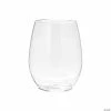 Best reviews of 👍 Kaya Collection 16 oz. Clear Elegant Stemless Disposable Plastic Wine Glasses (64 Glasses) ✔️