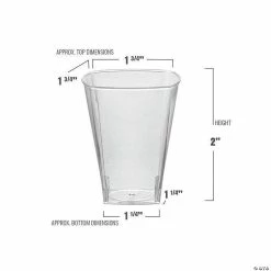 Top 10 🎁 Kaya Collection 2 oz. Clear Square Plastic Shot Glasses (960 Glasses) ⌛ -Drinkware by "Anniversary" Shop kaya collection 2 oz clear square plastic shot glasses 960 glasses14144927 a02