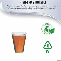 Top 10 🎁 Kaya Collection 2 oz. Clear Square Plastic Shot Glasses (960 Glasses) ⌛ -Drinkware by "Anniversary" Shop kaya collection 2 oz clear square plastic shot glasses 960 glasses14144927 a05