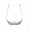 Buy ❤️ Kaya Collection 4 oz. Clear Stemless Plastic Mini Goblets - 64 Pc. 😉