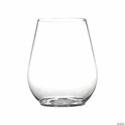 Buy ❤️ Kaya Collection 4 oz. Clear Stemless Plastic Mini Goblets - 64 Pc. 😉