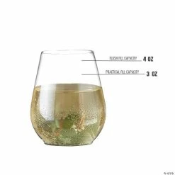 Buy ❤️ Kaya Collection 4 oz. Clear Stemless Plastic Mini Goblets - 64 Pc. 😉 -Drinkware by "Anniversary" Shop kaya collection 4 oz clear stemless plastic mini goblets 64 pc 14144907 a03