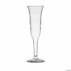 Discount ❤️ Kaya Collection 5 oz. Clear Plastic Champagne Flutes (96 flutes) ⌛