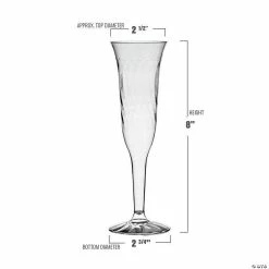 Discount ❤️ Kaya Collection 5 oz. Clear Plastic Champagne Flutes (96 flutes) ⌛ -Drinkware by "Anniversary" Shop kaya collection 5 oz clear plastic champagne flutes 96 flutes14144908 a02