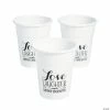 Best Pirce 👍 Love Laughter & Happily Ever After Plastic Cups - 50 Pc. ⌛ -Drinkware by "Anniversary" Shop love laughter and happily ever after plastic cups 50 pc 13751779
