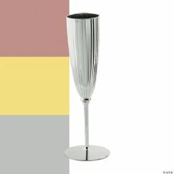 Coupon ✨ Metallic Plastic Champagne Flutes - 12 Ct. ⭐