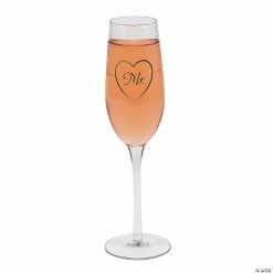 Hot Sale 👏 Mr. Heart Wedding Toasting Glass Champagne Flute ✨