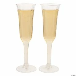 Brand new 😀 Premium Flared Plastic Champagne Flutes - 10 Ct. 🔔