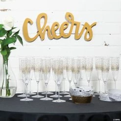 Drinkware by "Anniversary" Shop -Drinkware by "Anniversary" Shop premium gold dot plastic champagne flutes 25 ct 13754080 a01