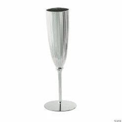 Best reviews of 🤩 Metallic Plastic Champagne Flutes - 12 Ct. ✔️